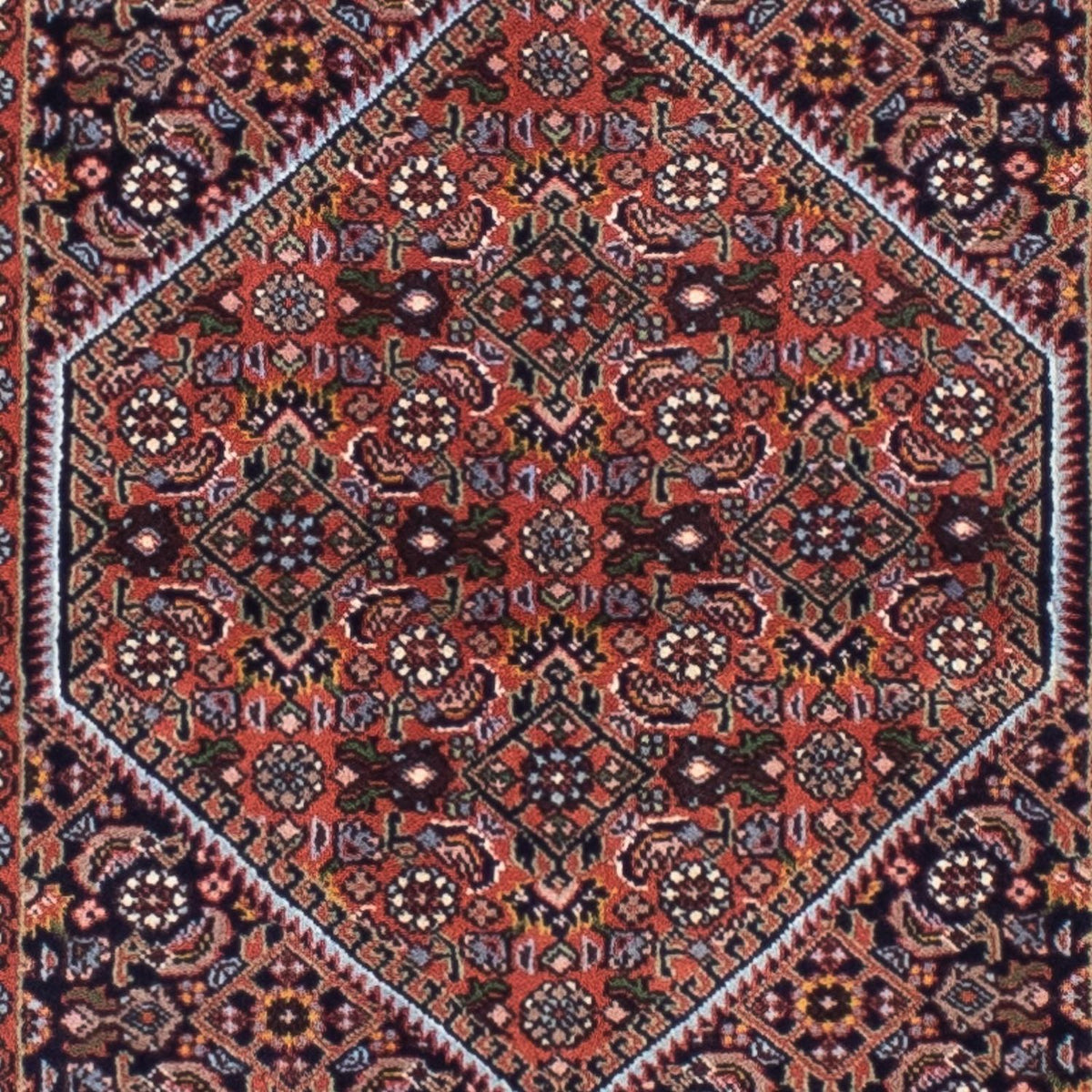 Loper Perzisch tapijt - Bijar - 291 x 70 cm - donkerblauw