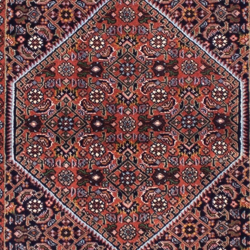 Loper Perzisch tapijt - Bijar - 291 x 70 cm - donkerblauw