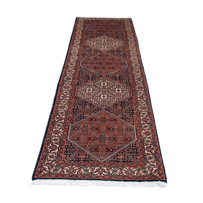 Loper Perzisch tapijt - Bijar - 291 x 70 cm - donkerblauw