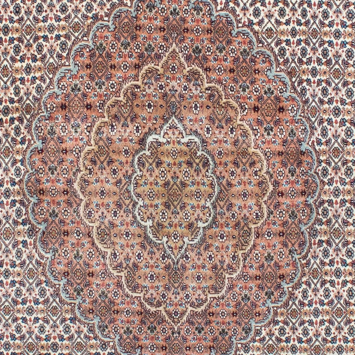 Perzisch tapijt - Tabriz - 195 x 151 cm - lichtbruin