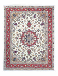 Perzisch tapijt - Tabriz - Royal - 197 x 152 cm - beige