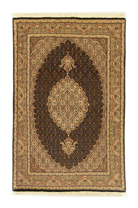 Perzisch tapijt - Tabriz - Royal - 150 x 98 cm - zwart
