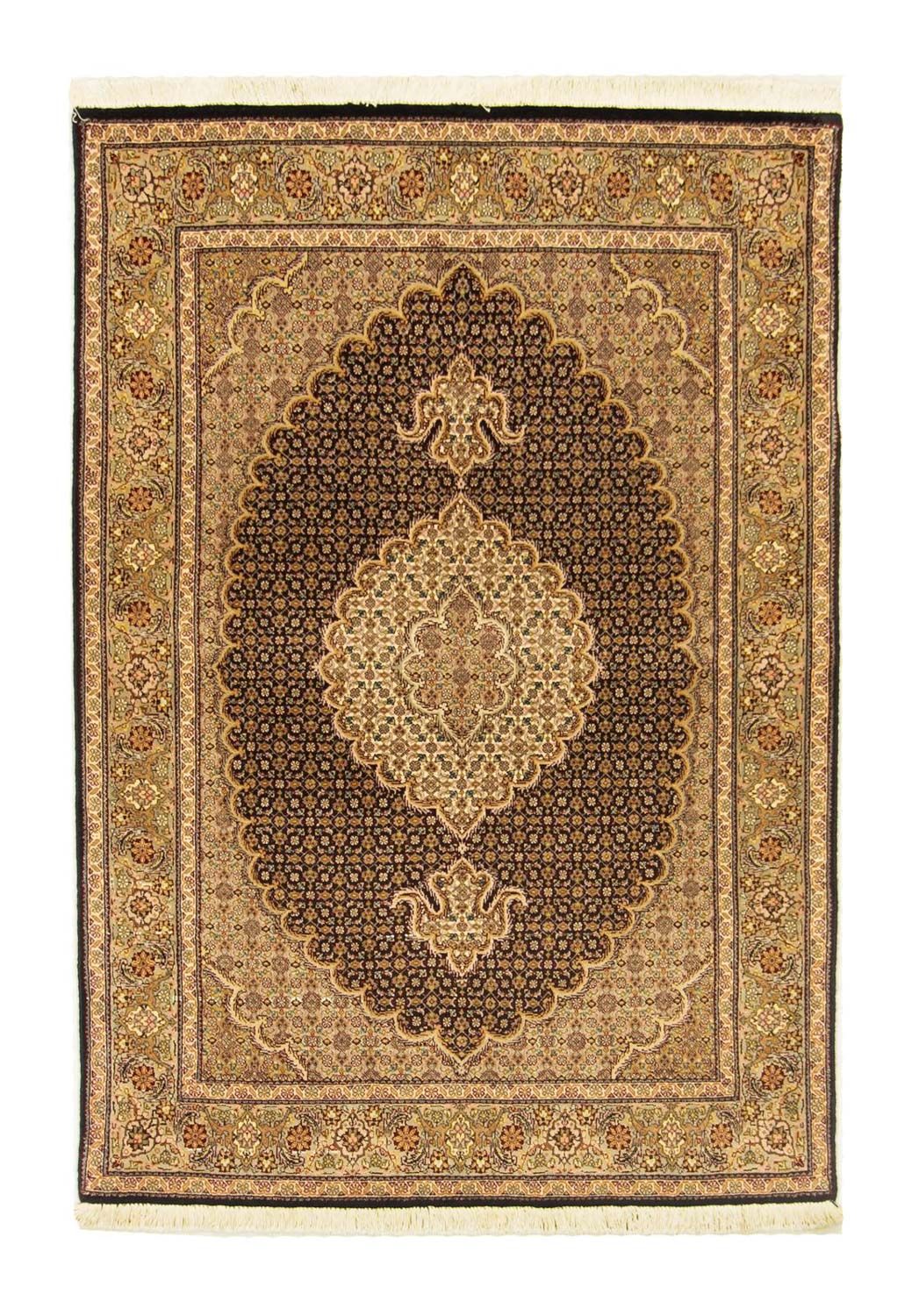Perzisch tapijt - Tabriz - Royal - 148 x 101 cm - zwart