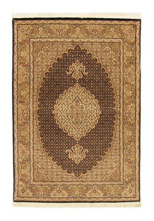 Perzisch tapijt - Tabriz - Royal - 148 x 101 cm - zwart