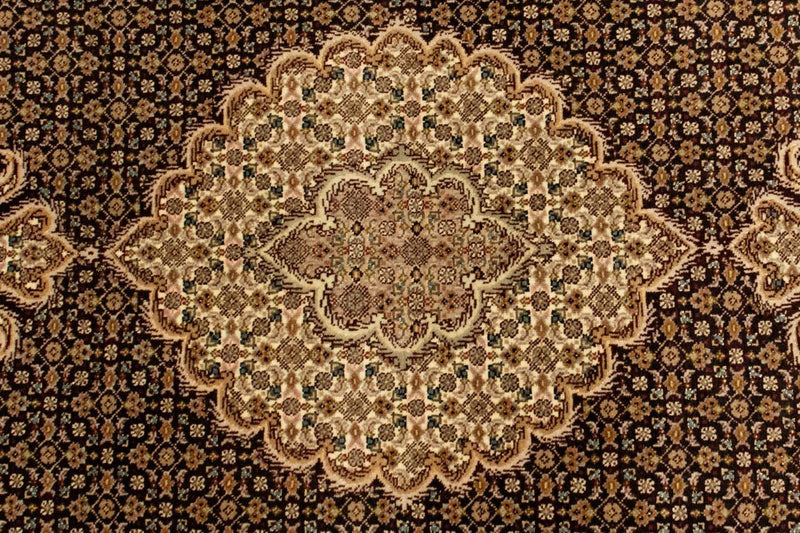 Perzisch tapijt - Tabriz - Royal - 148 x 101 cm - zwart
