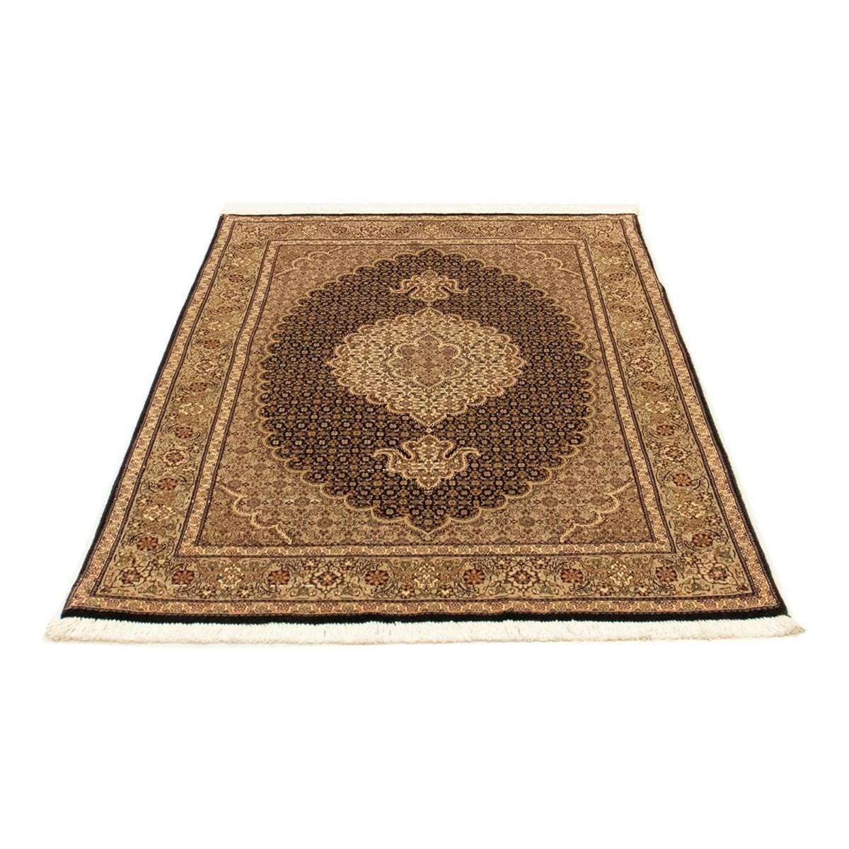 Perzisch tapijt - Tabriz - Royal - 148 x 101 cm - zwart