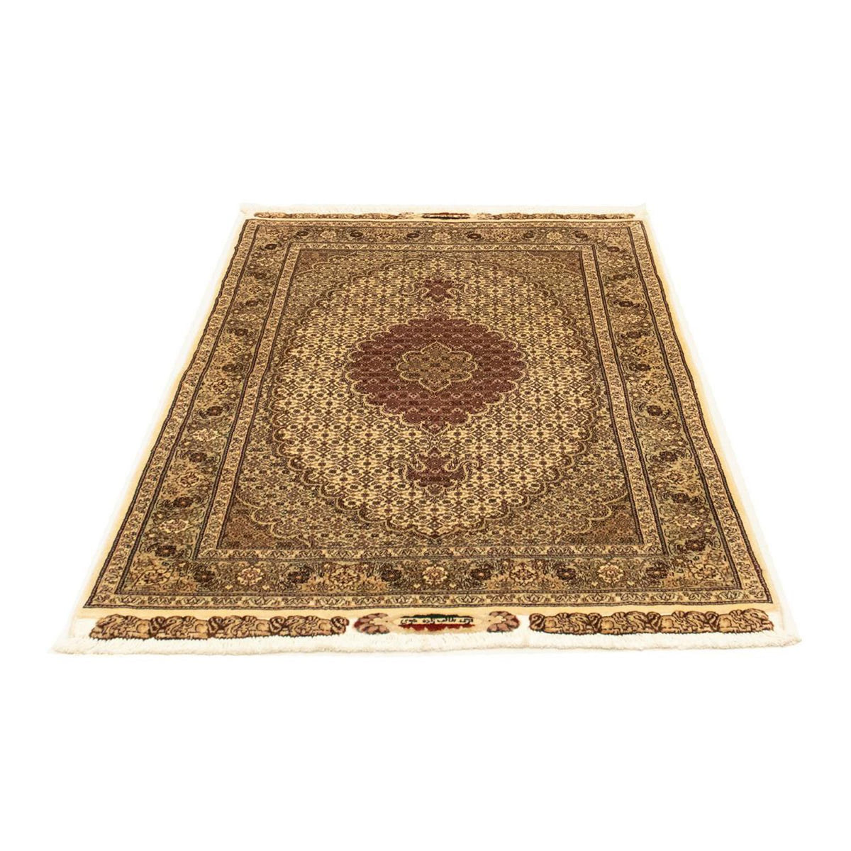 Perzisch tapijt - Tabriz - Royal - 157 x 100 cm - beige