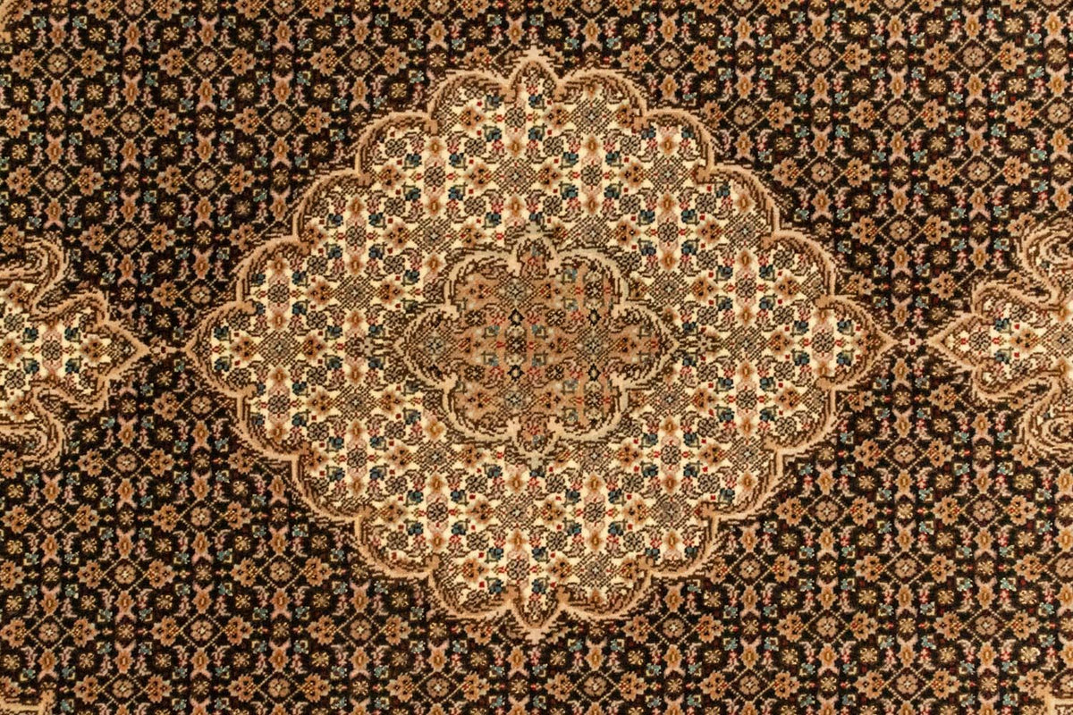 Perzisch tapijt - Tabriz - 147 x 99 cm - zwart