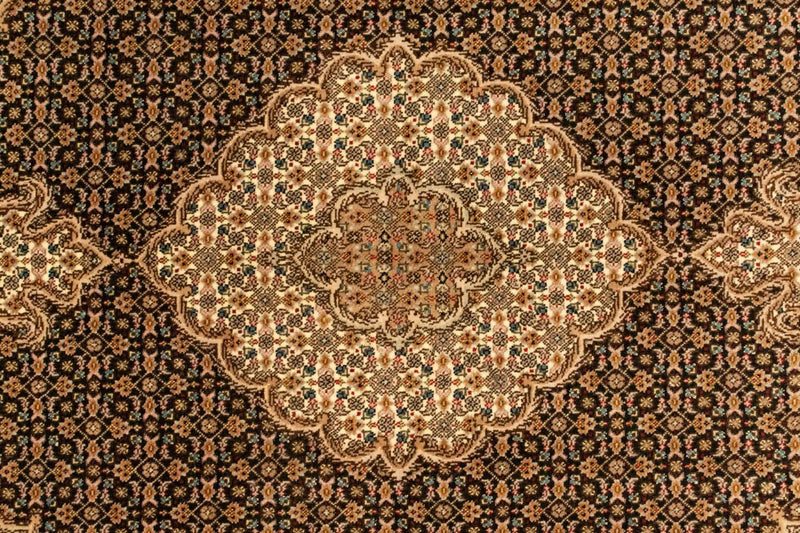 Perzisch tapijt - Tabriz - 147 x 99 cm - zwart