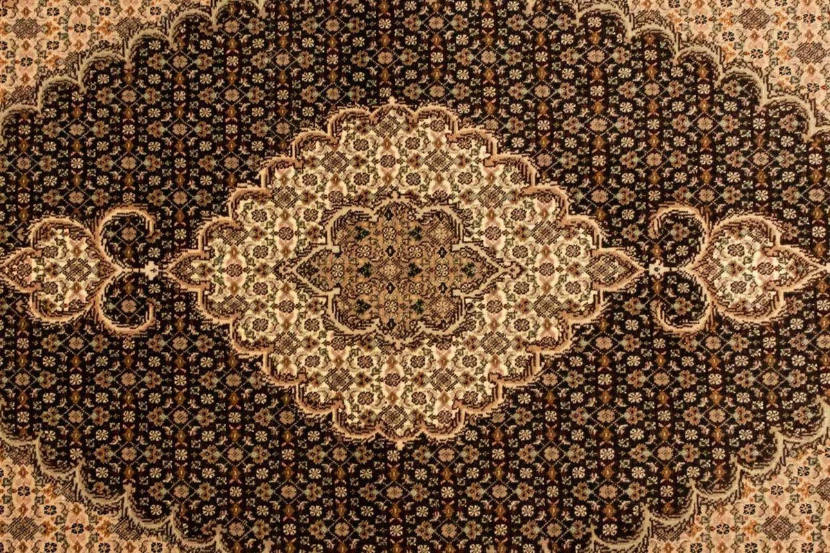 Perzisch tapijt - Tabriz - Royal - 156 x 100 cm - zwart