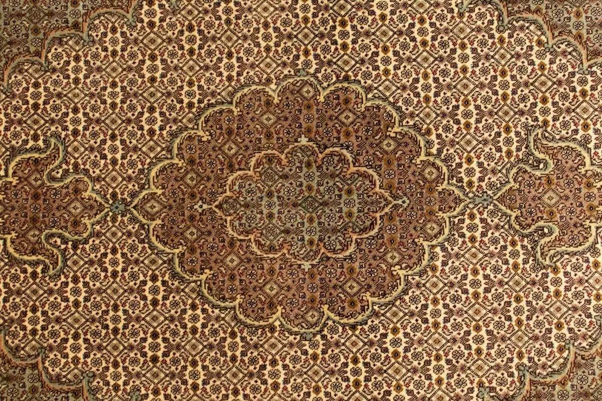 Perzisch tapijt - Tabriz - Royal - 154 x 100 cm - beige