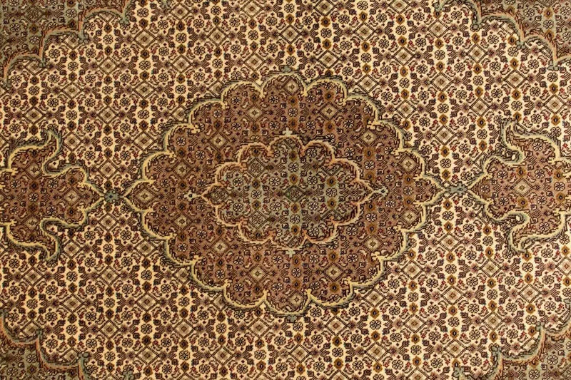 Perzisch tapijt - Tabriz - Royal - 154 x 100 cm - beige