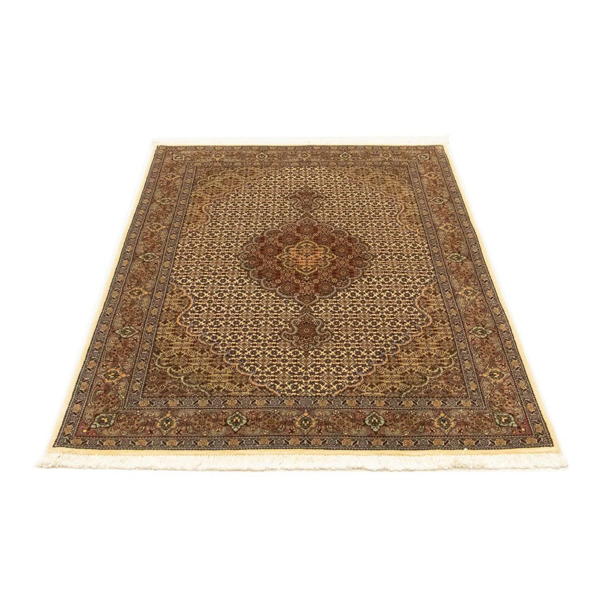 Perzisch tapijt - Tabriz - Royal - 150 x 100 cm - beige