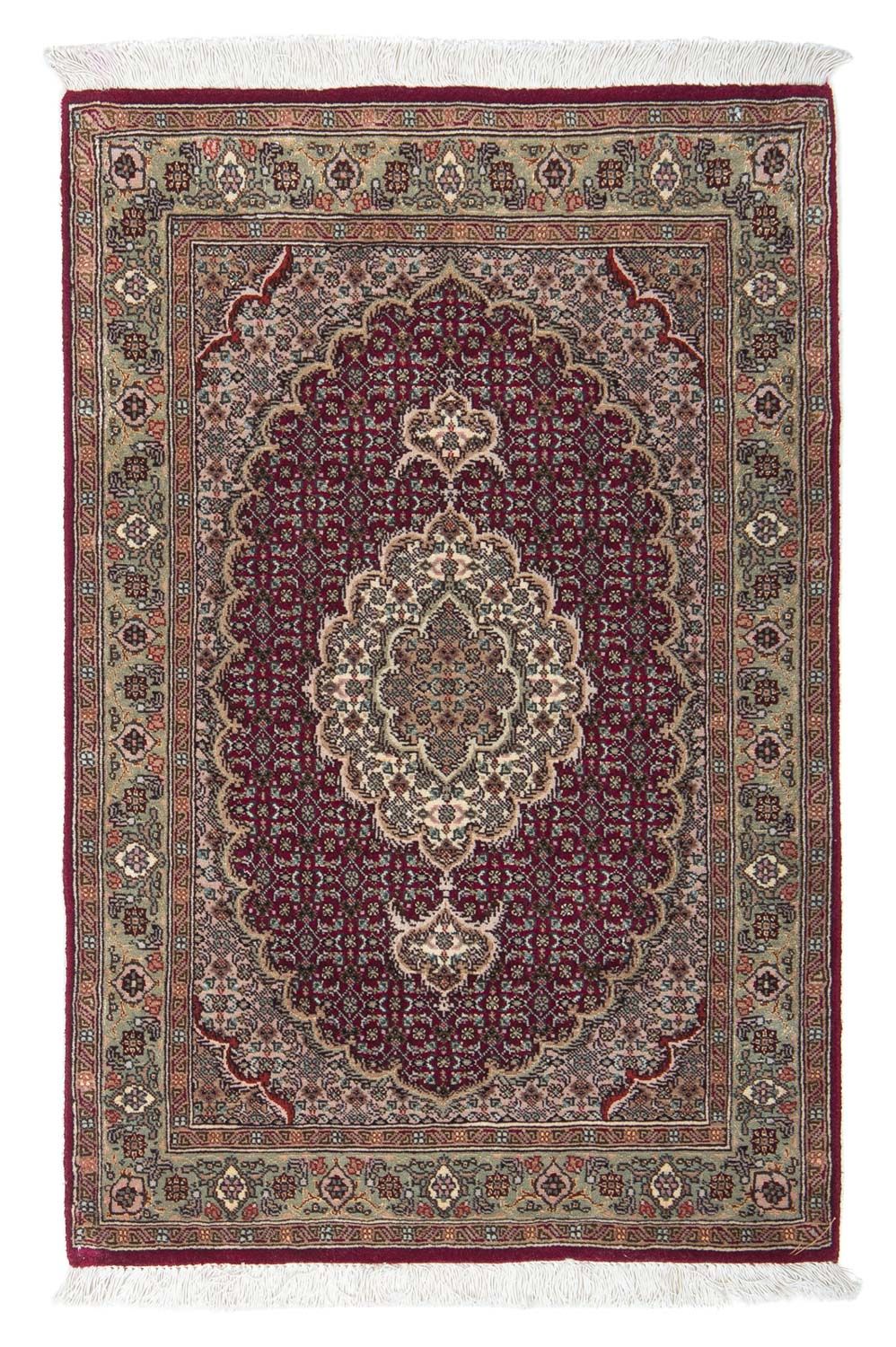 Perzisch tapijt - Tabriz - Royal - 95 x 61 cm - donkerrood
