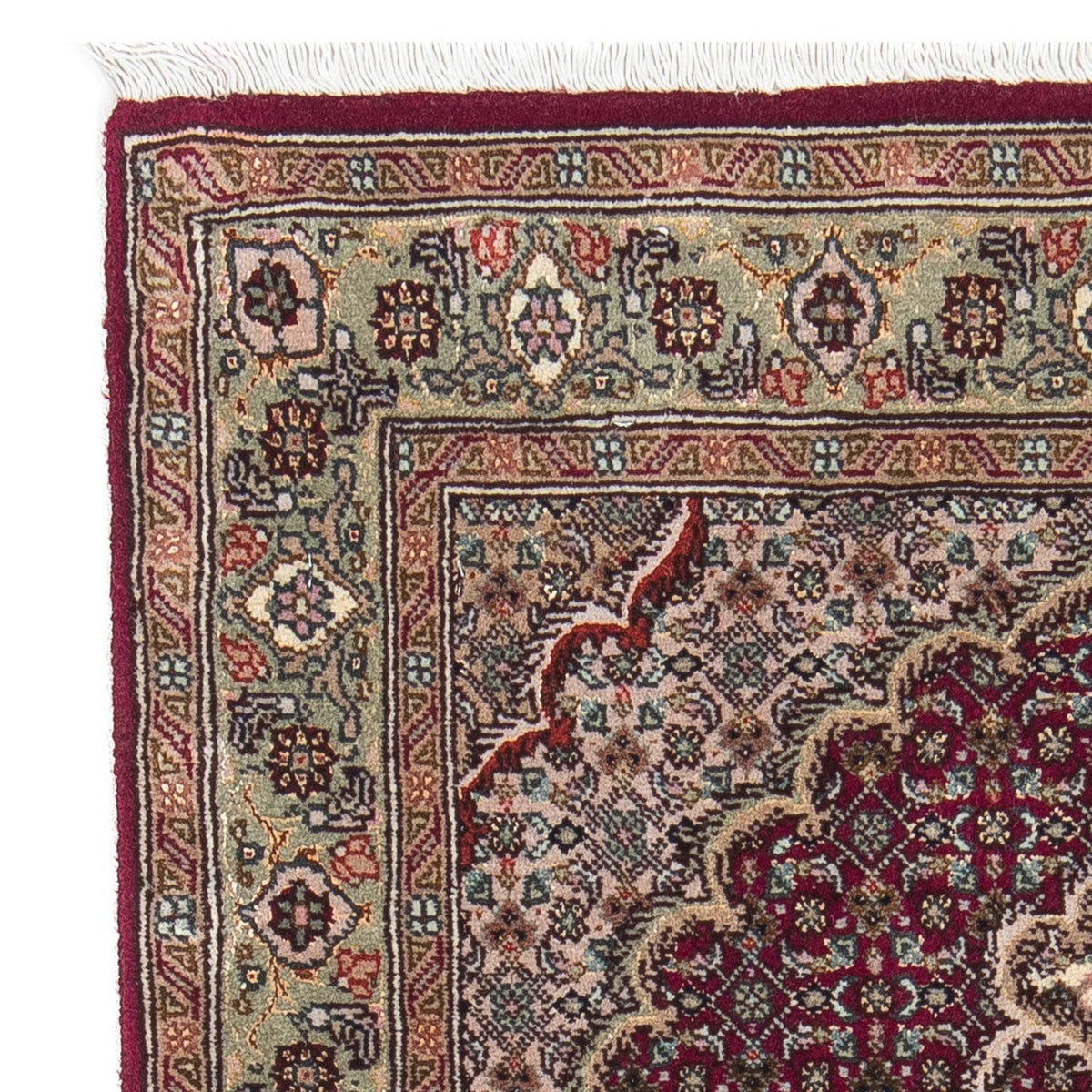 Perzisch tapijt - Tabriz - Royal - 95 x 61 cm - donkerrood
