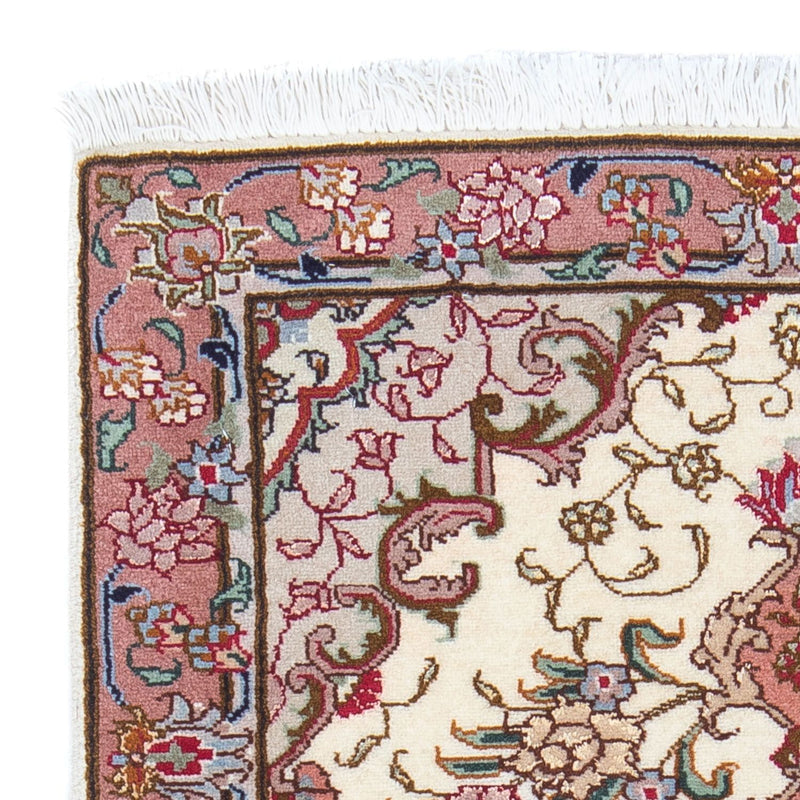 Perzisch tapijt - Tabriz - Royal - 83 x 56 cm - beige