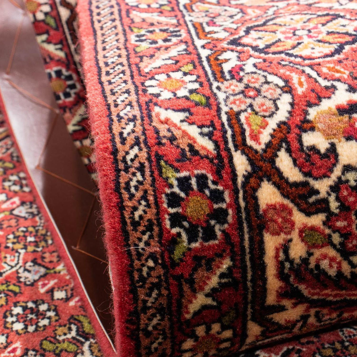 Perzisch tapijt - Bijar - 235 x 140 cm - licht rood