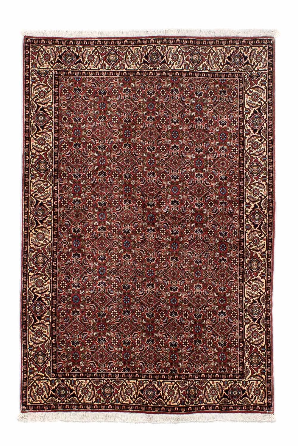Perzisch tapijt - Bijar - 205 x 141 cm - donkerrood