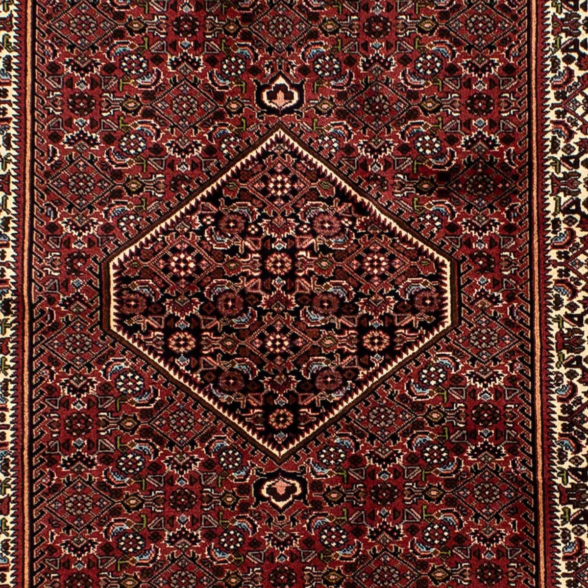 Perzisch tapijt - Bijar - 198 x 136 cm - donkerrood