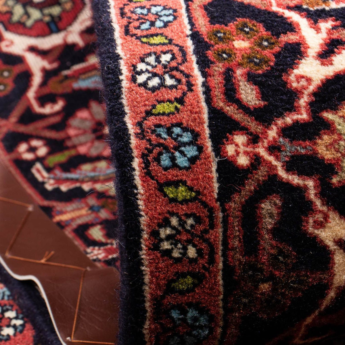 Perzisch tapijt - Bijar - 198 x 136 cm - donkerrood