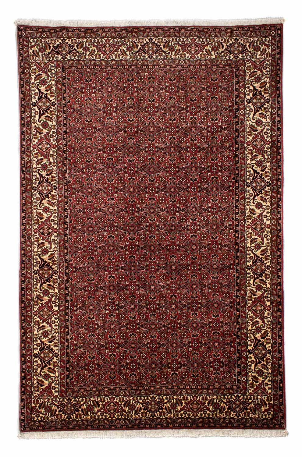 Perzisch tapijt - Bijar - 297 x 197 cm - donkerrood