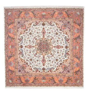 Perzisch tapijt - Tabriz - Royal vierkant  - 300 x 298 cm - beige