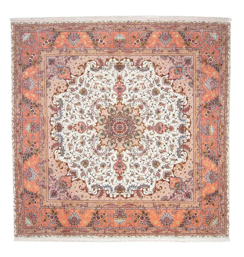 Perzisch tapijt - Tabriz - Royal vierkant  - 300 x 298 cm - beige