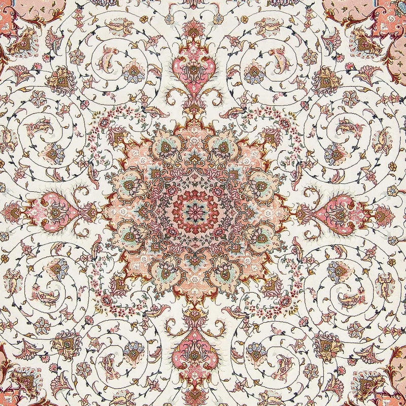 Perzisch tapijt - Tabriz - Royal vierkant  - 300 x 298 cm - beige