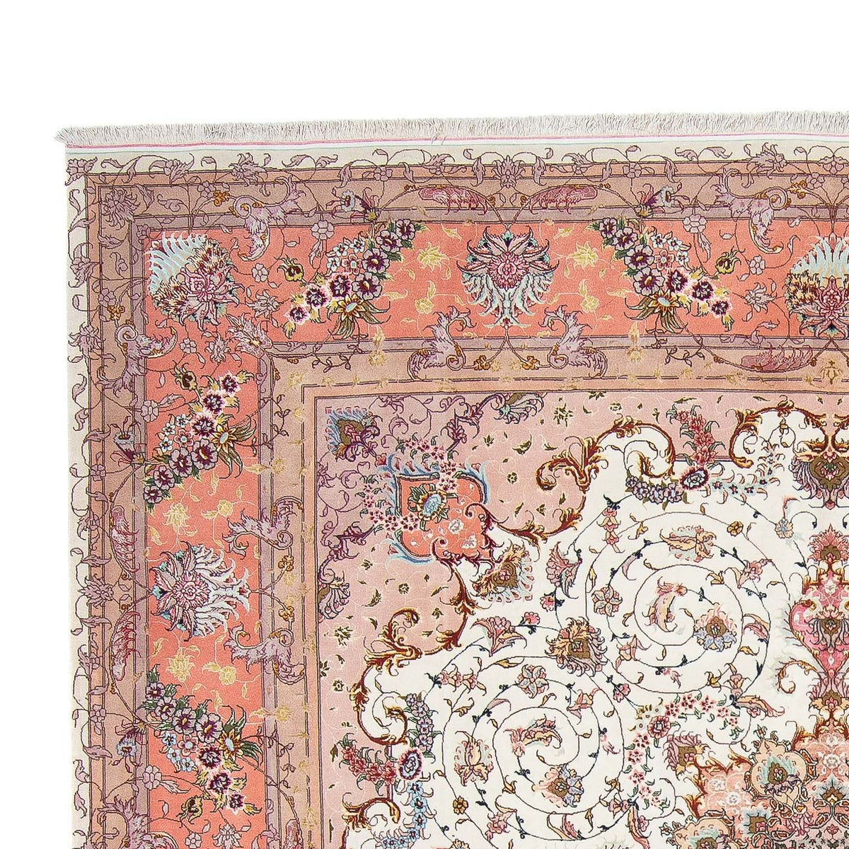 Perzisch tapijt - Tabriz - Royal vierkant  - 300 x 298 cm - beige