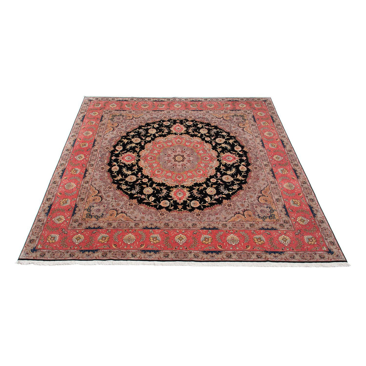 Perzisch tapijt - Tabriz - Royal vierkant  - 300 x 290 cm - rood