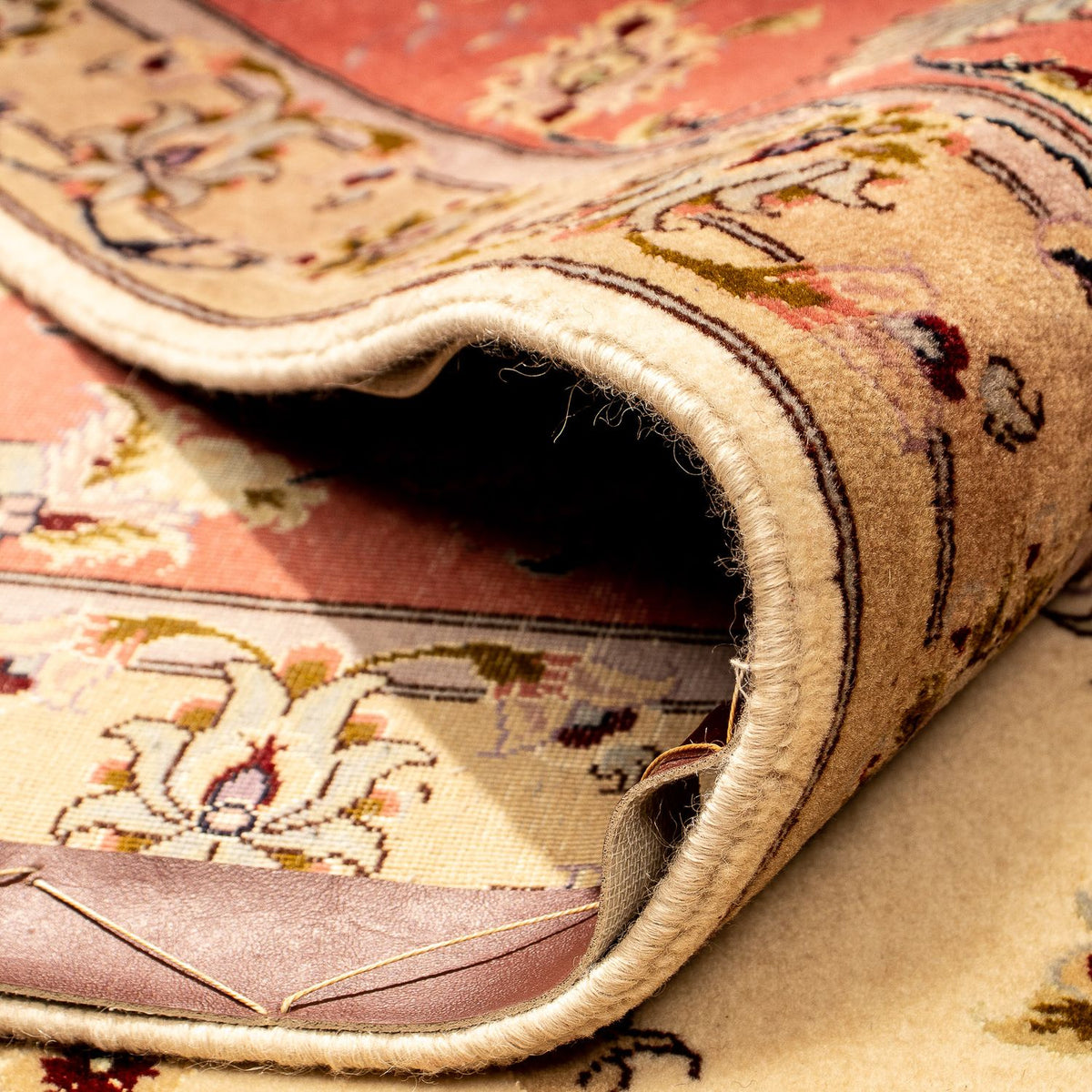 Perzisch tapijt - Tabriz - Royal - 368 x 250 cm - beige