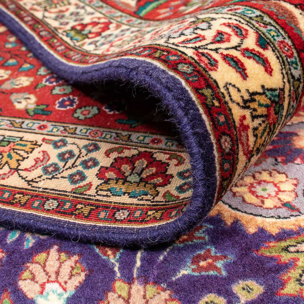 Perzisch tapijt - Tabriz - Royal - 374 x 296 cm - blauw