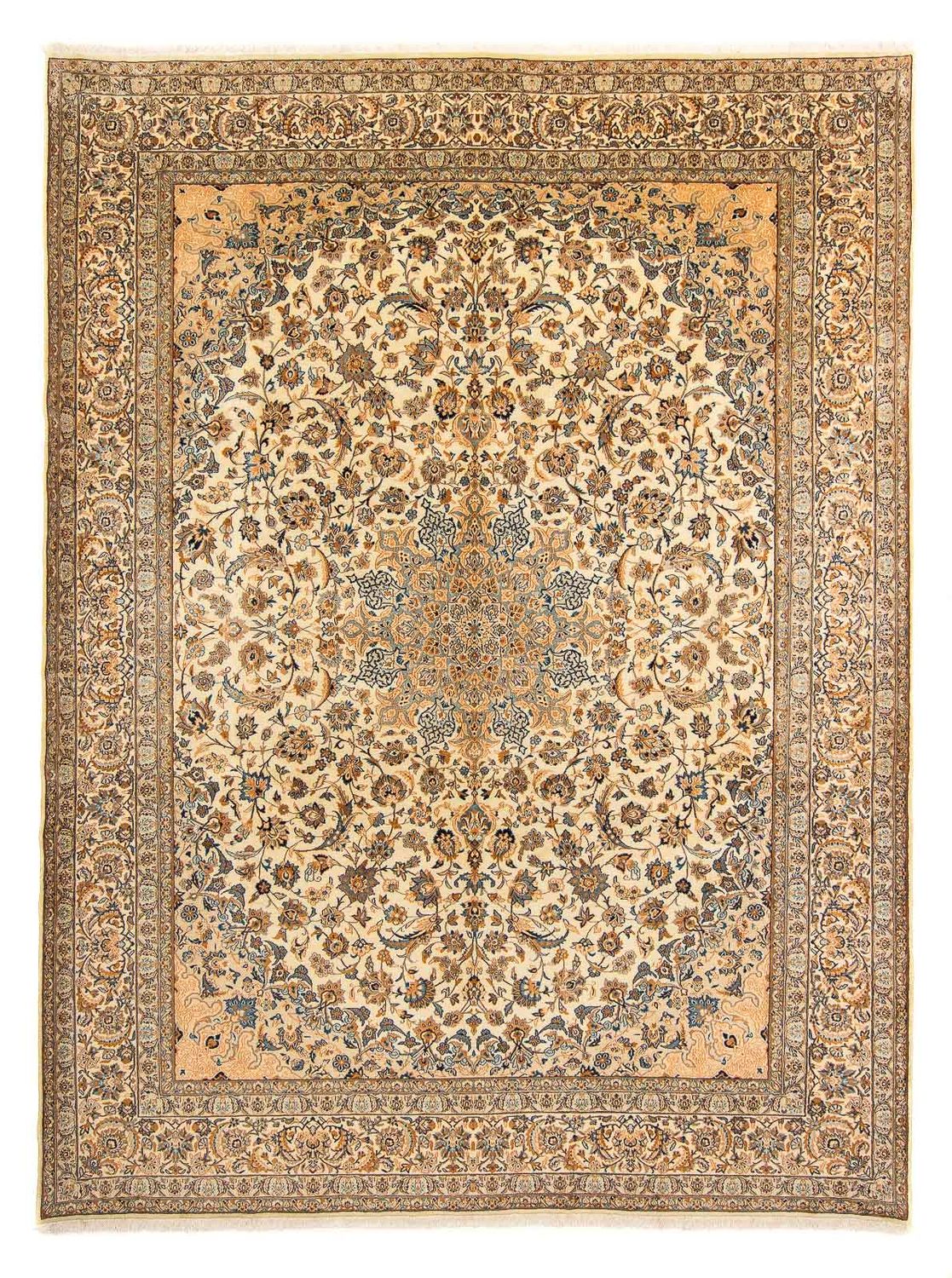 Vintage tapijt - 396 x 308 cm - beige