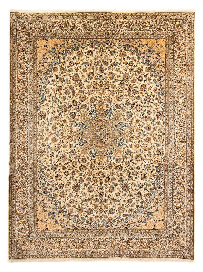 Vintage tapijt - 396 x 308 cm - beige
