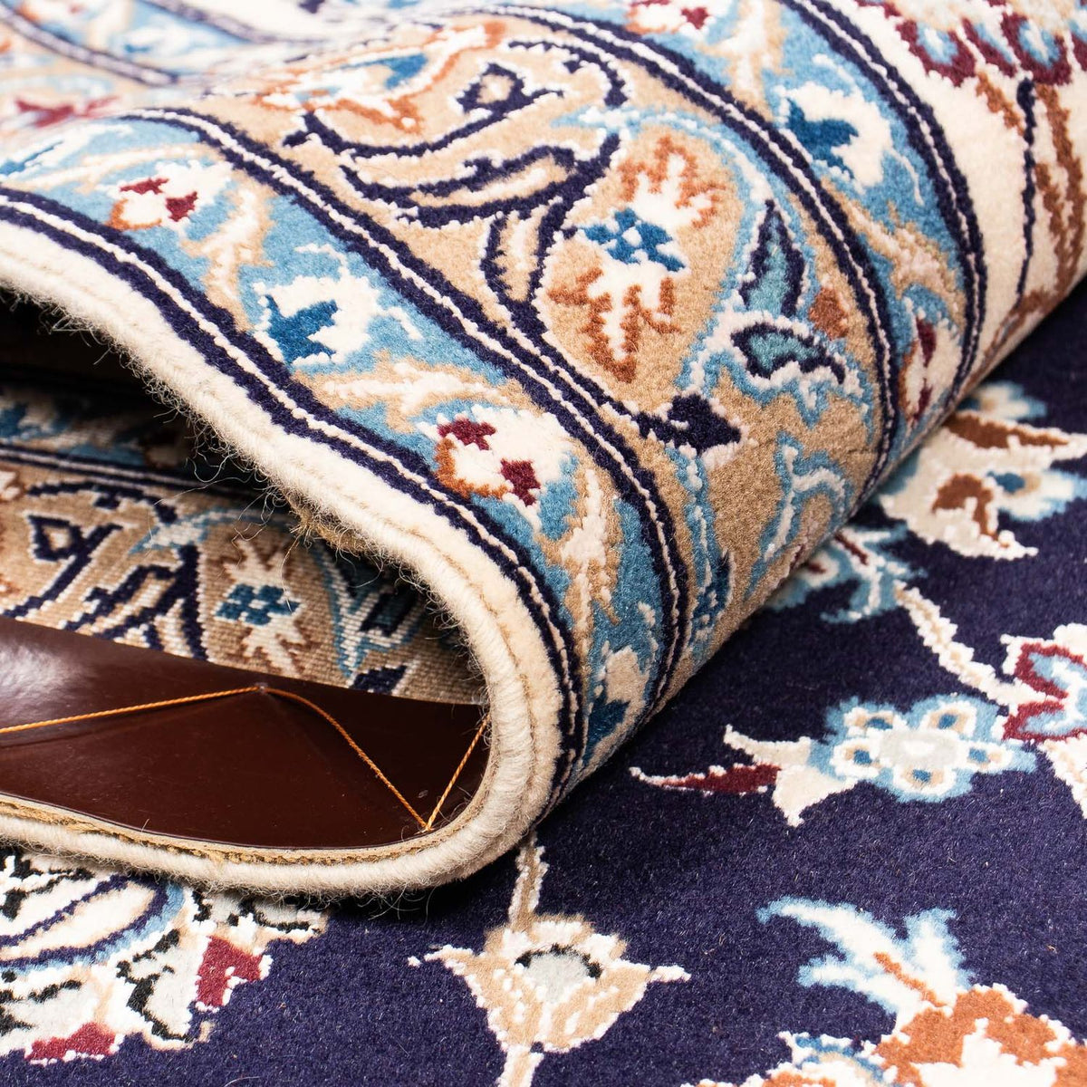 Perzisch tapijt - Nain - Premium - 430 x 310 cm - donkerblauw