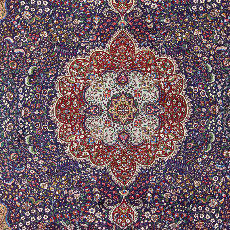 Perzisch tapijt - Tabriz - Royal - 391 x 300 cm - blauw