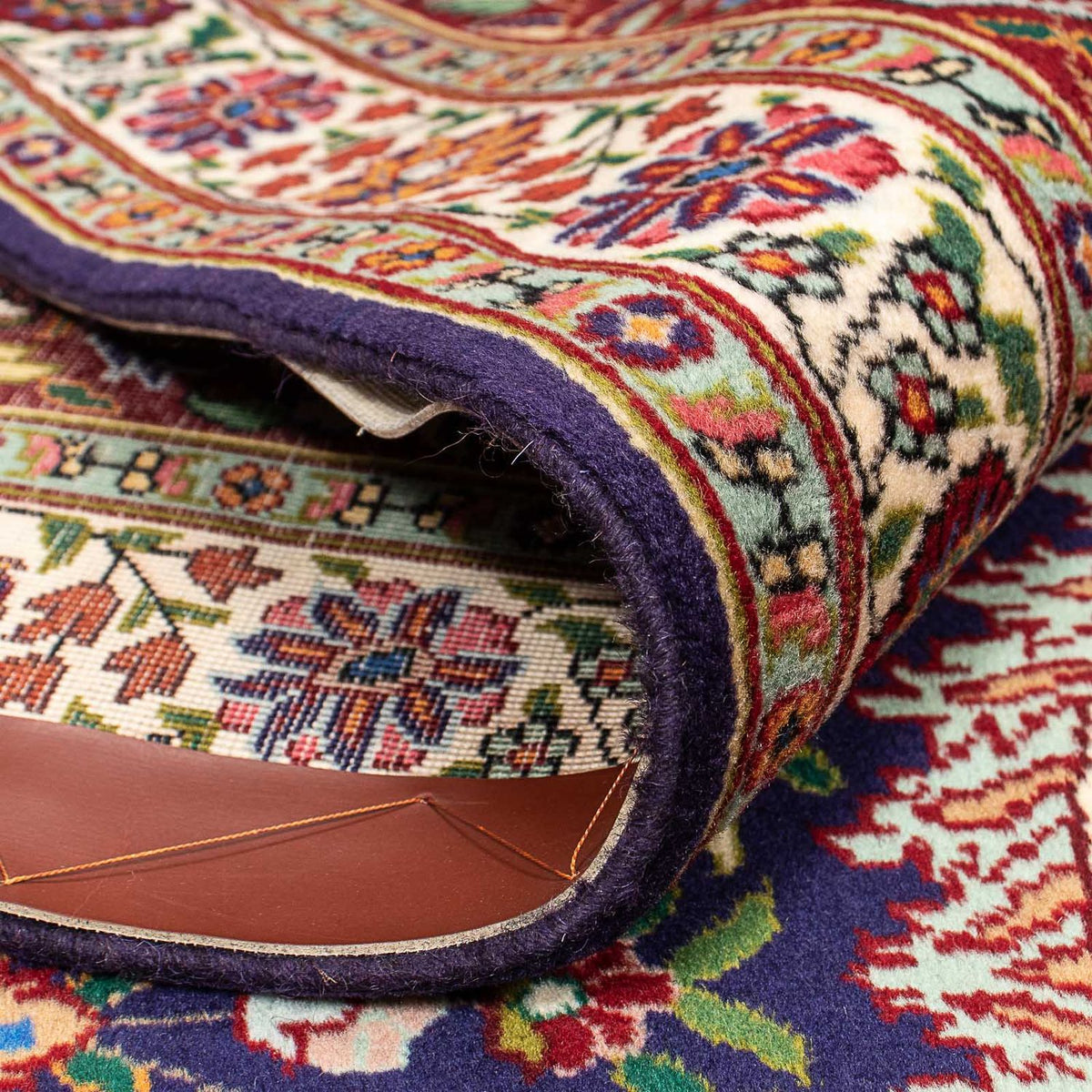 Perzisch tapijt - Tabriz - Royal - 391 x 300 cm - blauw