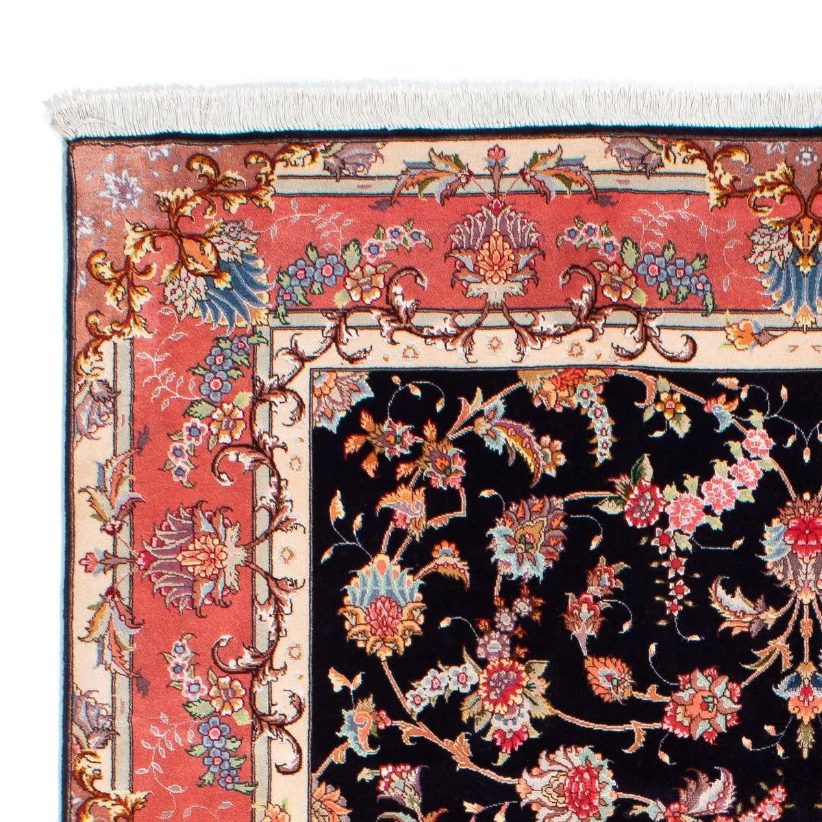 Perzisch tapijt - Tabriz - Royal - 238 x 172 cm - donkerblauw