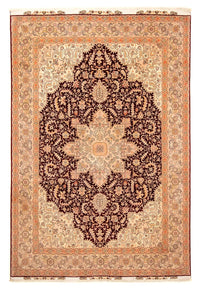 Perzisch tapijt - Tabriz - Royal - 356 x 250 cm - lichtbruin