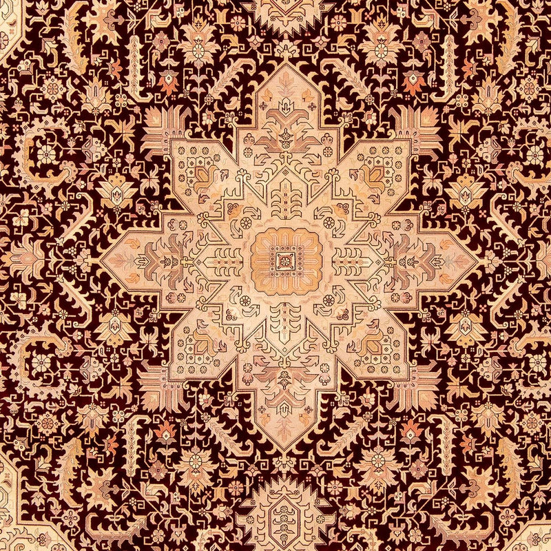 Perzisch tapijt - Tabriz - Royal - 356 x 250 cm - lichtbruin