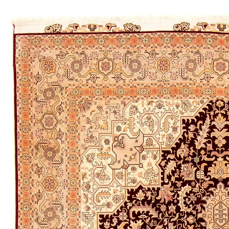 Perzisch tapijt - Tabriz - Royal - 356 x 250 cm - lichtbruin