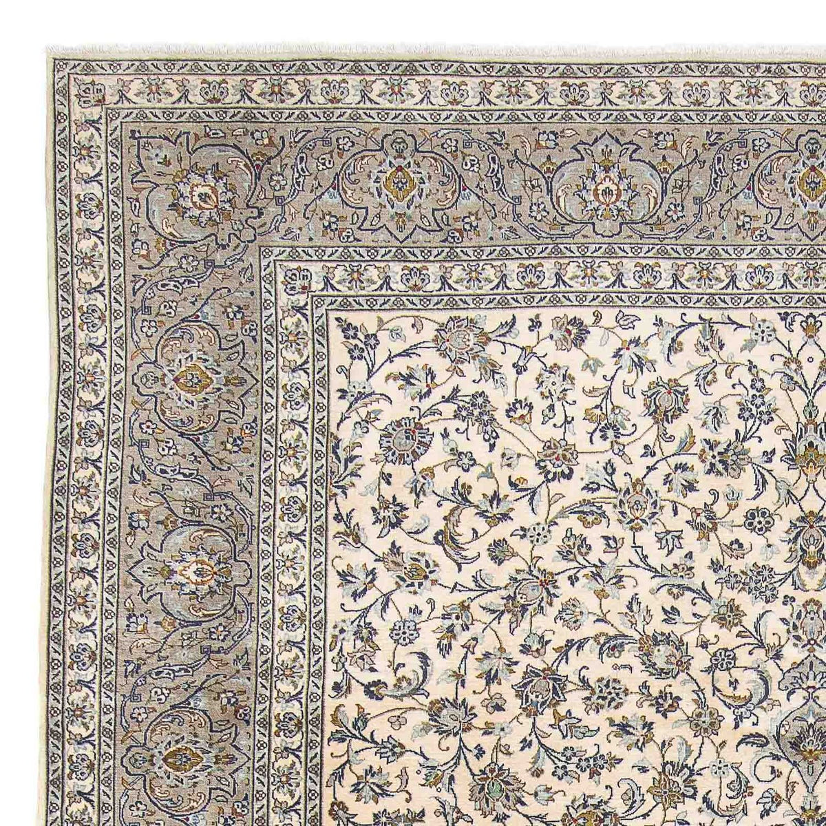 Perzisch tapijt - Keshan - 400 x 300 cm - beige