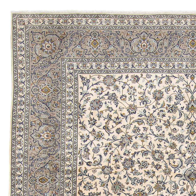 Perzisch tapijt - Keshan - 400 x 300 cm - beige