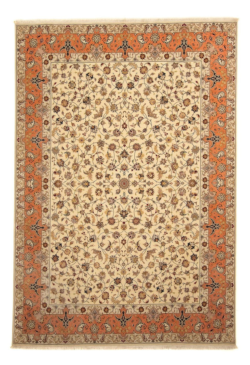 Perzisch tapijt - Tabriz - Royal - 370 x 250 cm - beige