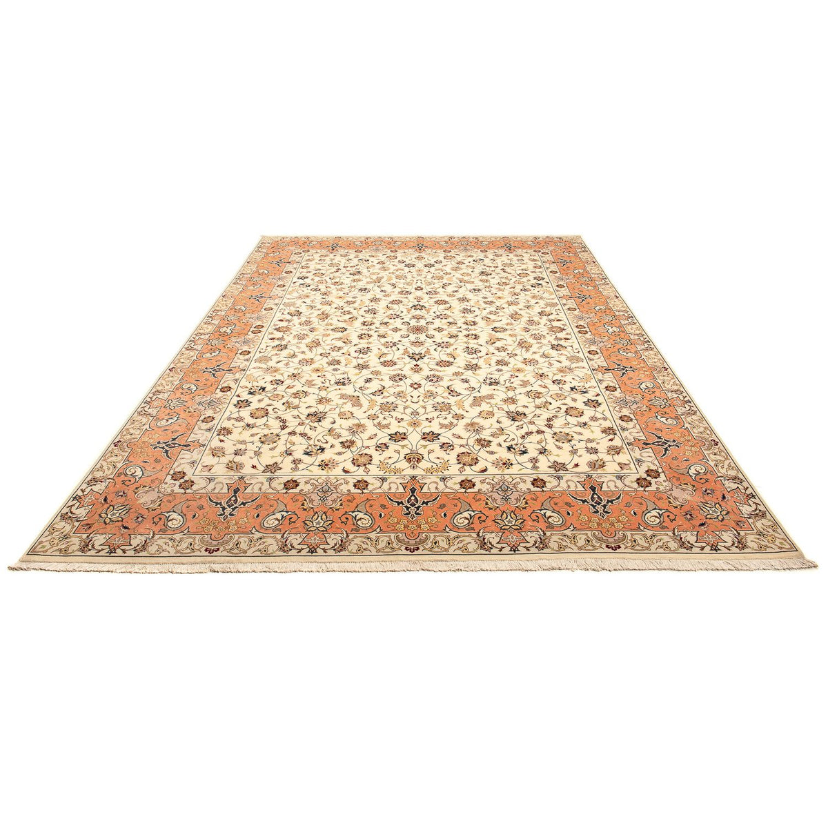 Perzisch tapijt - Tabriz - Royal - 370 x 250 cm - beige