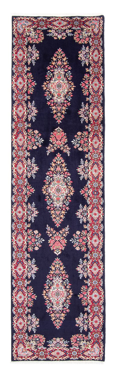 Loper Perzisch tapijt - Royal - 370 x 98 cm - donkerblauw