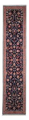 Loper Perzisch tapijt - Tabriz - Royal - 298 x 65 cm - donkerblauw