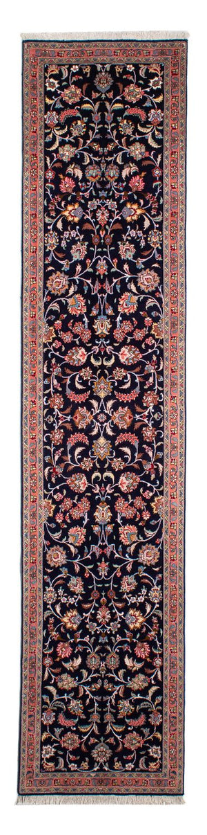 Loper Perzisch tapijt - Tabriz - Royal - 298 x 65 cm - donkerblauw
