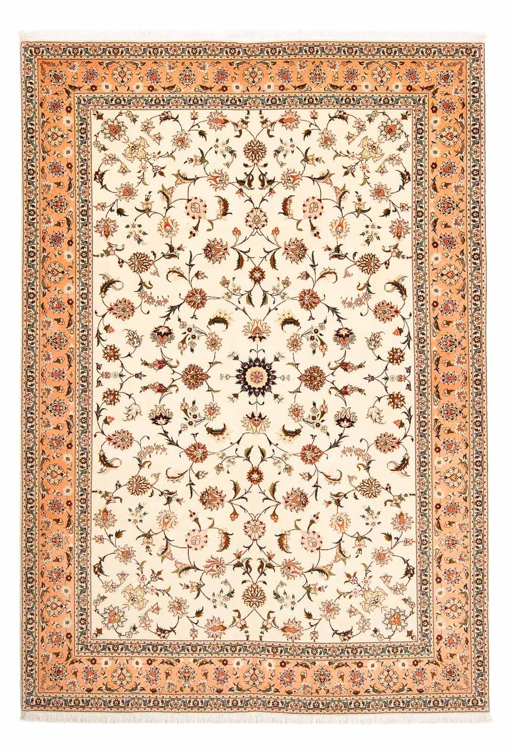 Perzisch tapijt - Tabriz - Royal - 300 x 205 cm - beige
