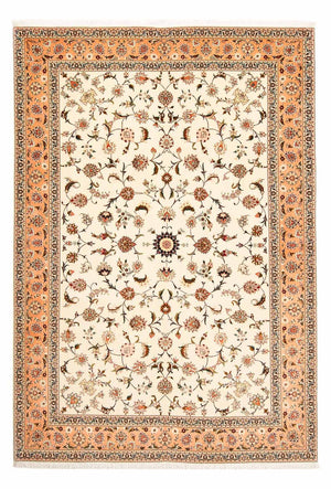 Perzisch tapijt - Tabriz - Royal - 300 x 205 cm - beige